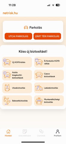 Netrisk iPhone screenshot