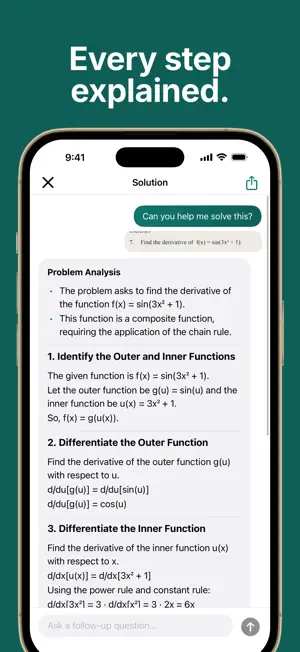 Calculus Solver: Step by Step screenshot 2
