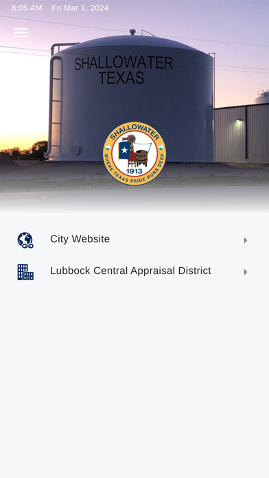 My Shallowater iPhone screenshot