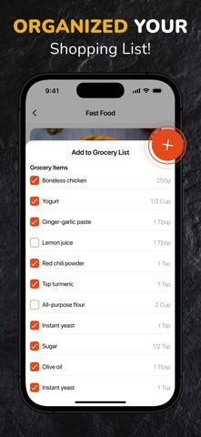 MealAura - Easy Meal Planner iPhone screenshot