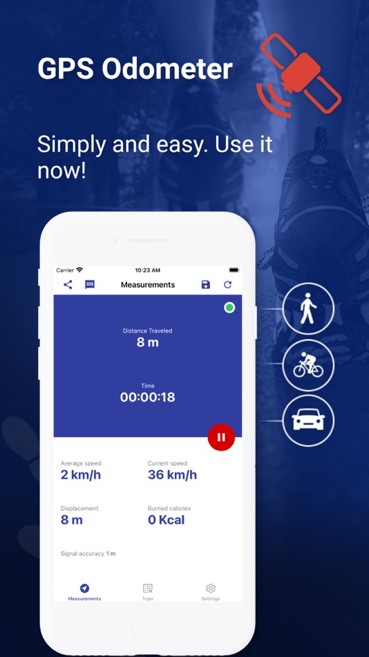 #1. My GPS Odometer (iOS) By: MYSTIC MOBILE APPS LLC