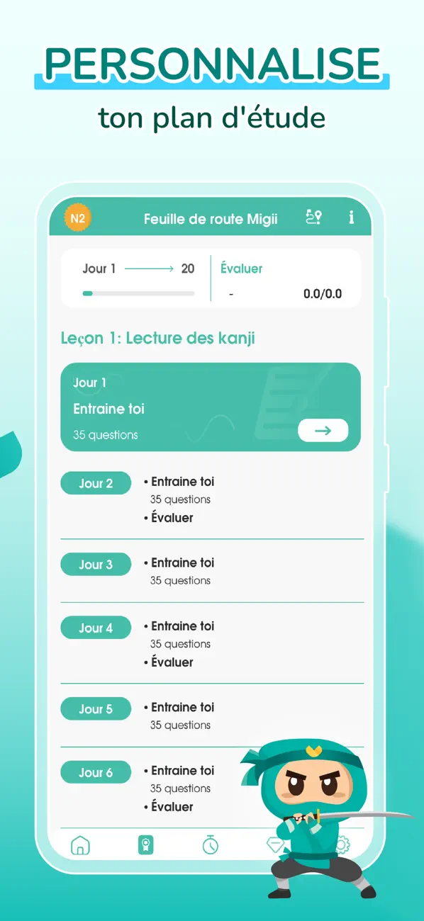 Screenshot #2 pour Migii JLPT: Test JLPT N5-N1