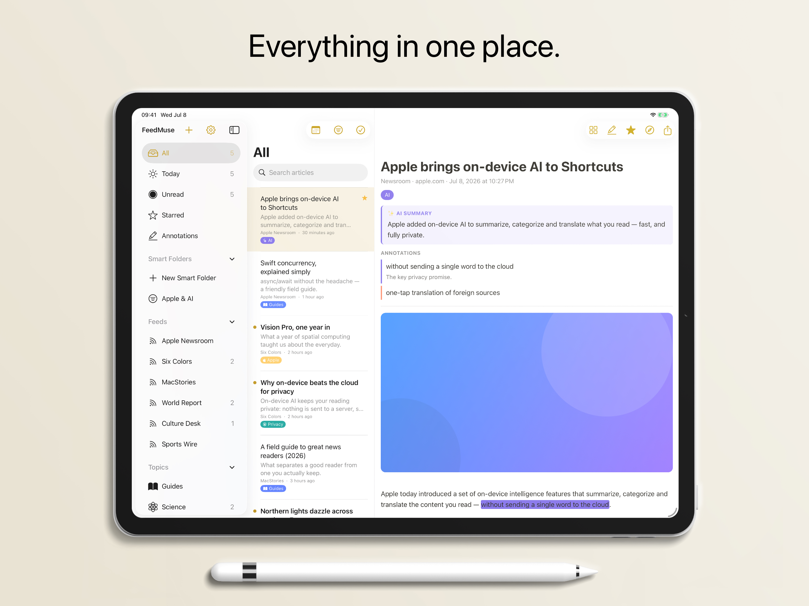 FeedMuse - RSS News Reader screenshot 11