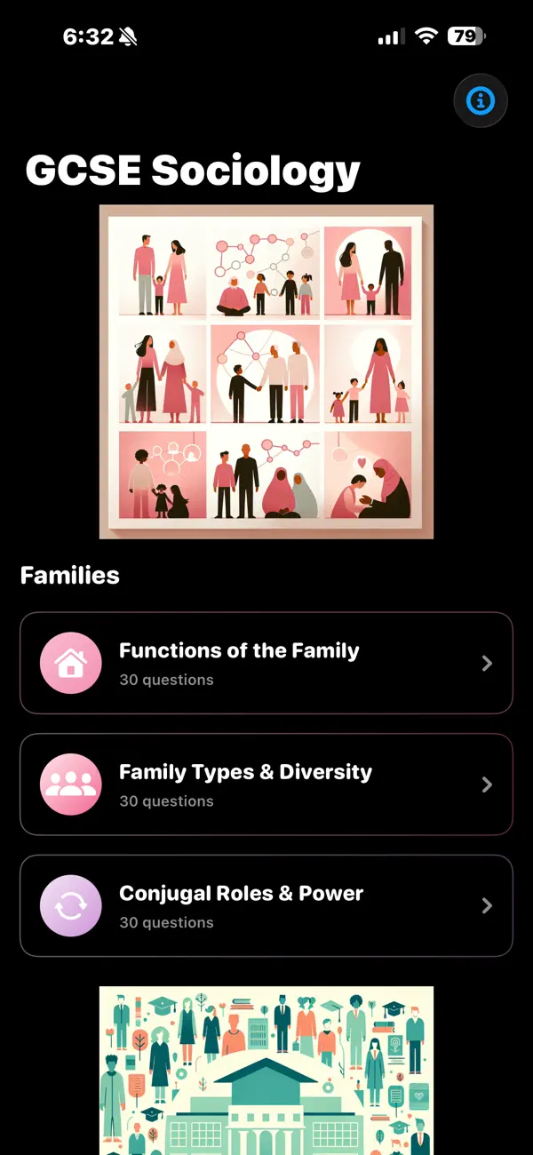 Screenshot #2 pour GCSE Sociology Quiz
