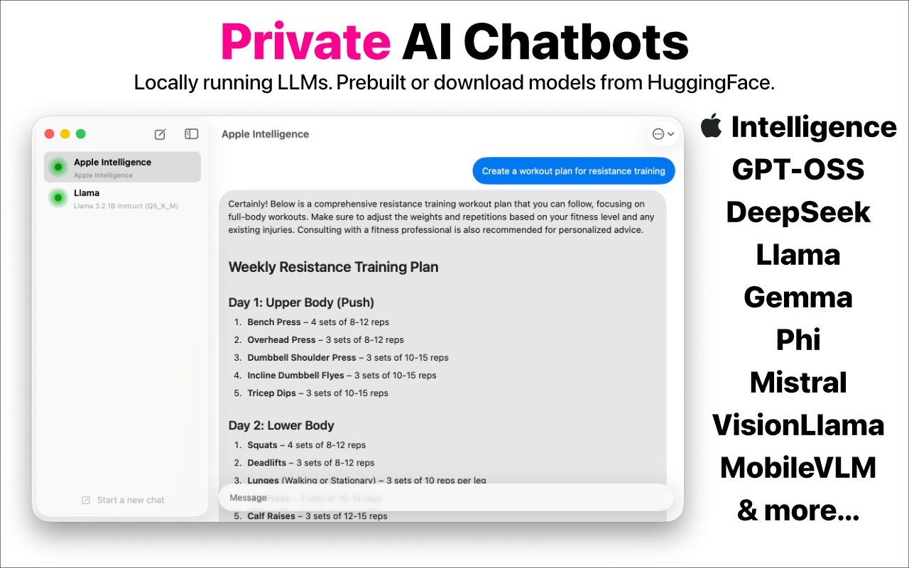 OfflineLLM: Private AI Chat
