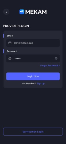 App screenshot