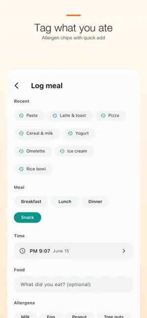 Allergy Diary: Symptom Tracker screenshot 2