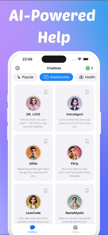 ChatAI: Chat with AI Experts iPhone screenshot
