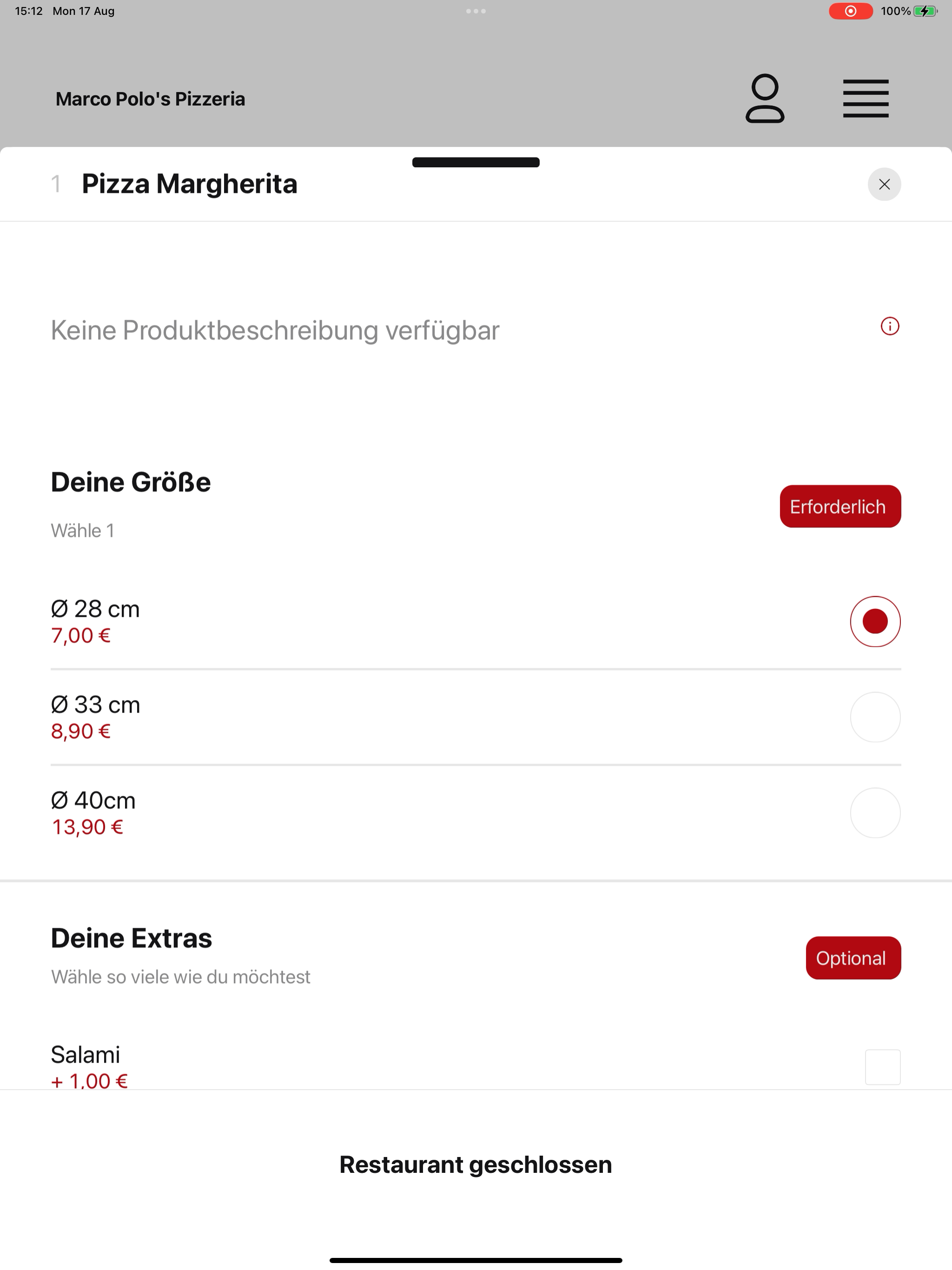 Marco Polo's Pizzeria DE screenshot 16