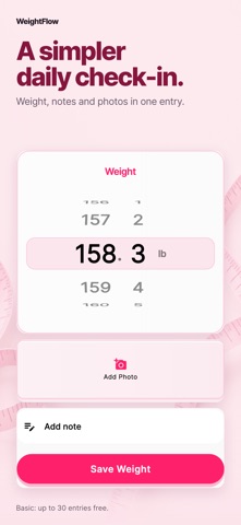 WeightFlow: Your Real Weight Screenshot 2 of 7