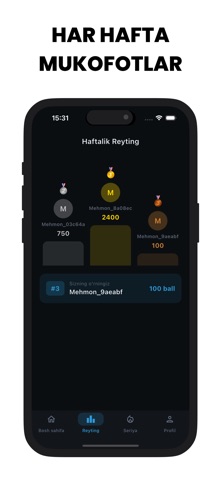 Bilimdon: Boshqotirma savollar iPhone screenshot