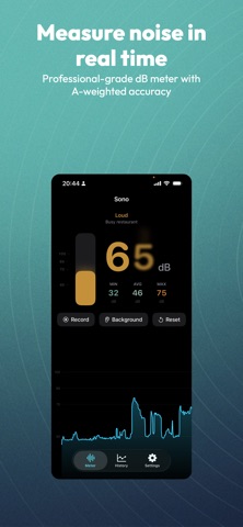 Sono Decibel Noise Meter screenshot