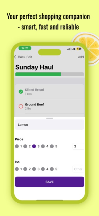 Grocery List + Sync Screenshot 6 of 7