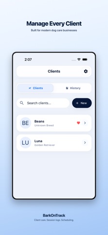 BarkOnTrack: Pet Business App screenshot