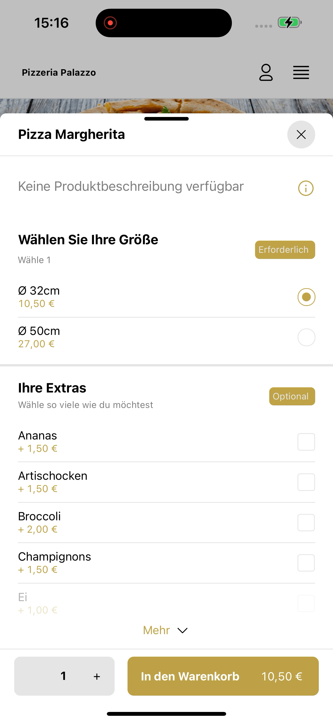 Pizzeria Palazzo DE screenshot 7