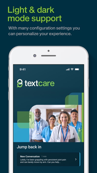 TextCare iPhone screenshot 3 - Medical app