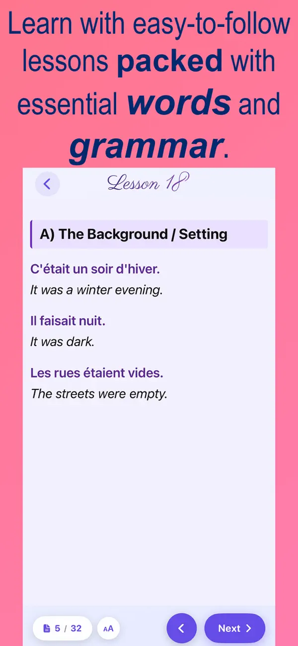 Screenshot #2 pour Learn French - Complete Course
