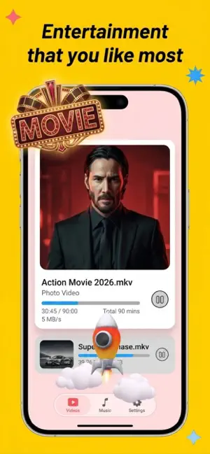 Snap Offline Music & Video screenshot 1
