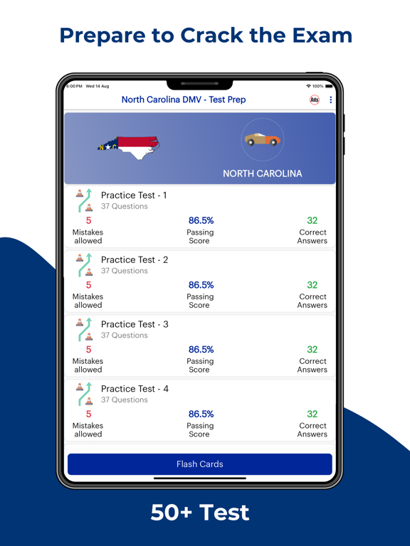 North Carolina DMV Permit Prep iPad screenshot 3 - Education app