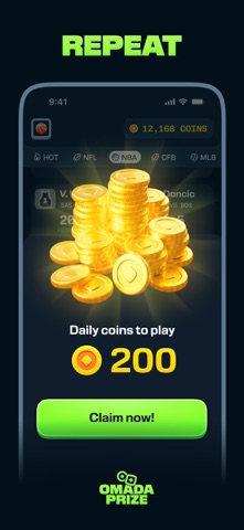 OmadaPrize: Game Sports Picks iPhone screenshot