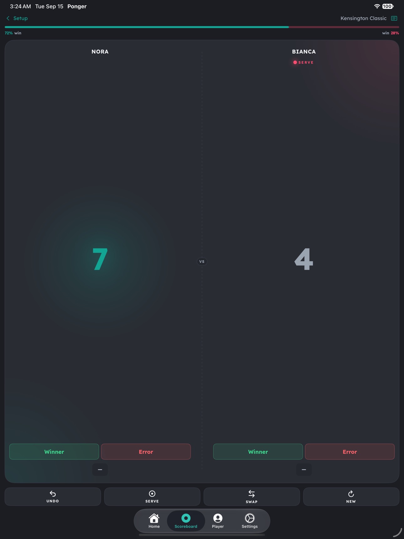 Screenshot 9 of Ponger Table Tennis