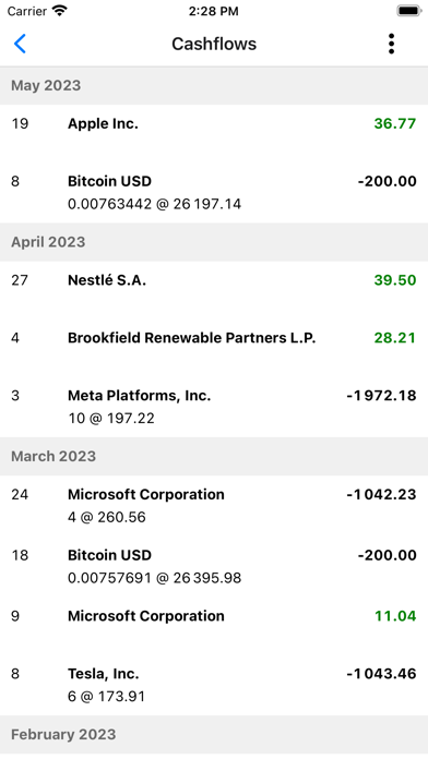 FINARKY – Portfolio Tracker Screenshot