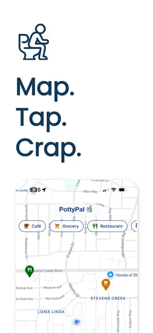PottyPal: Bathroom Finder screenshot 1