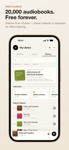 Unpaged: Audiobook Player Screenshot 1 of 6