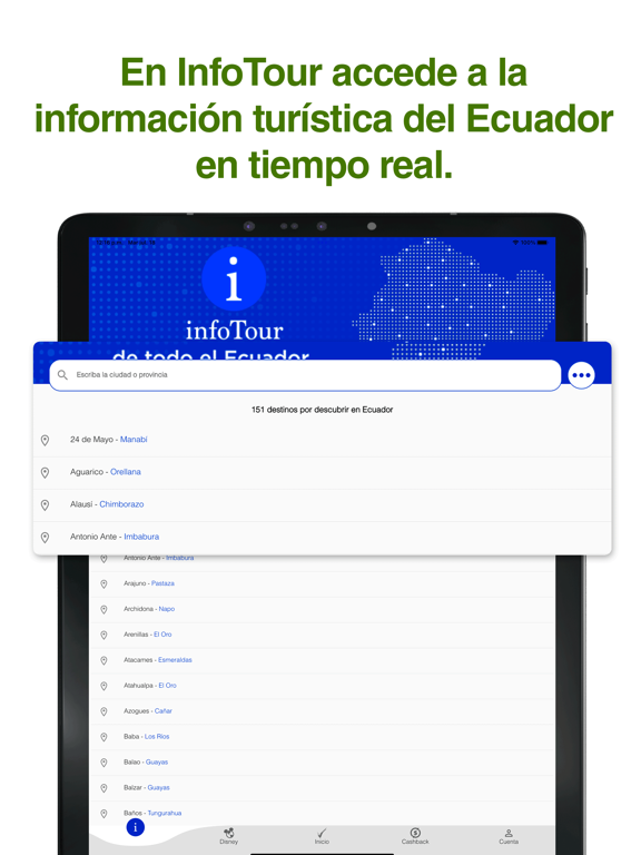 VisitaEcuador.com iPad screenshot 8 - Travel app