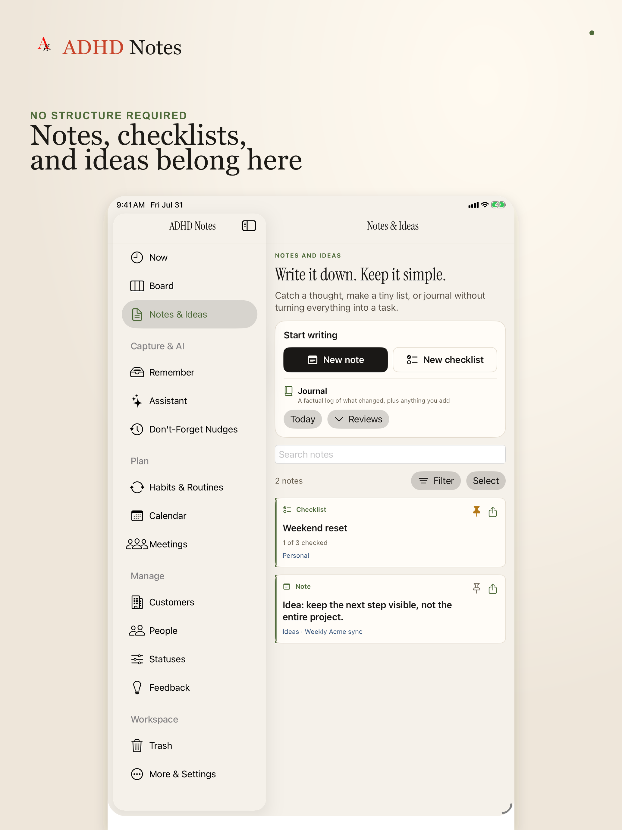 ADHD Notes: AI Brain Dump screenshot 10