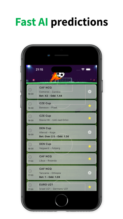 AI Football Predictions Screenshot