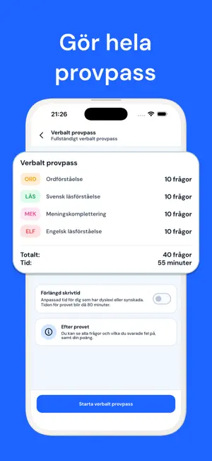 Högskoleprovet - HPKampen iPhone screenshot 3