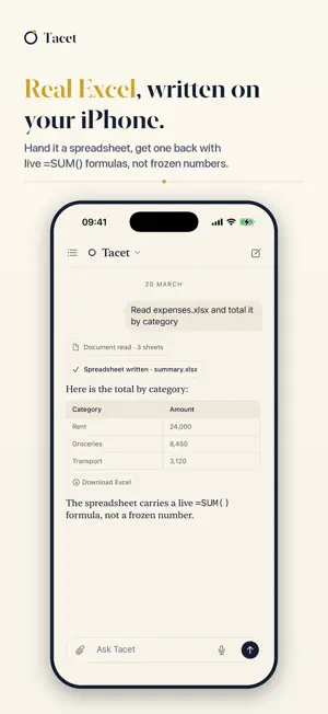 Tacet: Offline Document AI screenshot 1