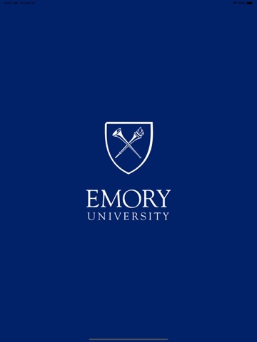 Emory Welcome iPad screenshot