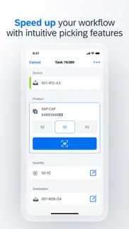 sap warehouse logistics iphone capturas de pantalla 2