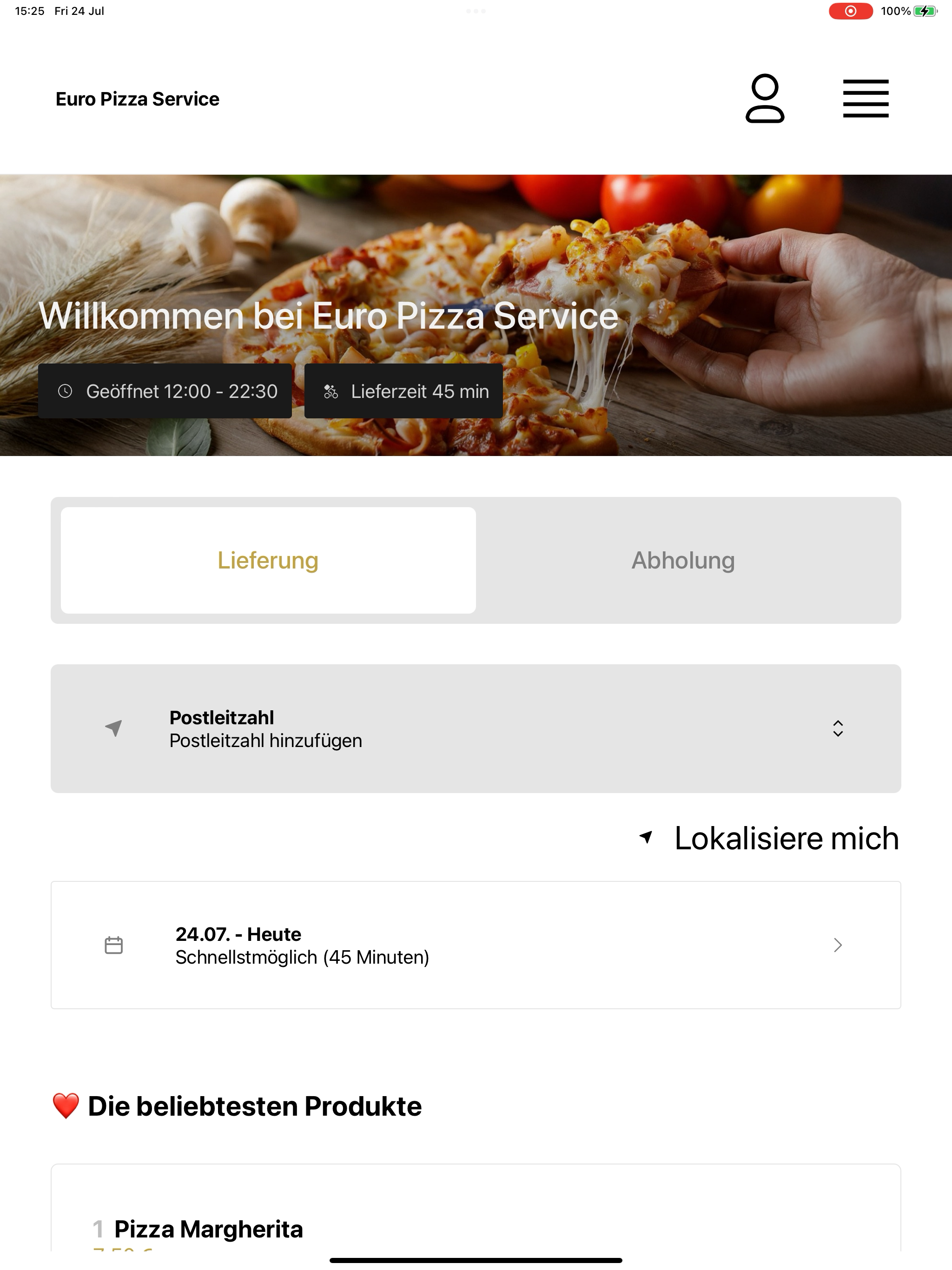 Euro Pizza Service screenshot 13