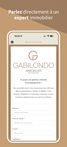 Gabilondo Immobilier screenshot