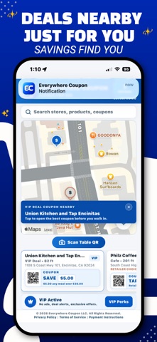Everywhere Coupon iPhone screenshot