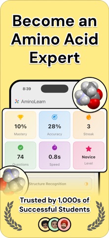 Amino Acid Quiz - AminoLearn screenshot