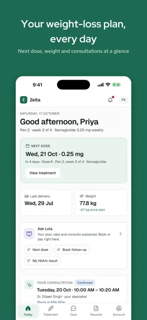 Zelta Health screenshot 1
