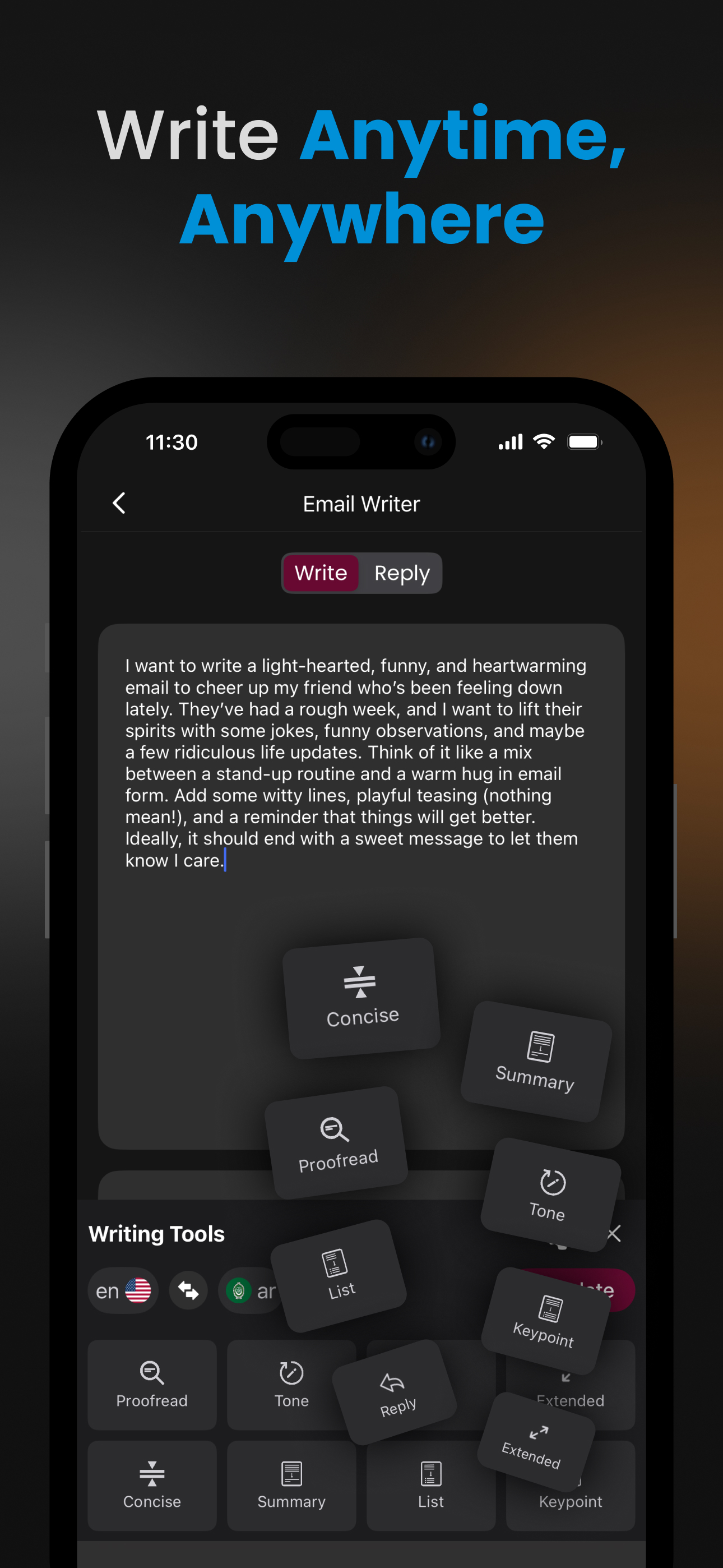 WriterPro: Ai Keyboard