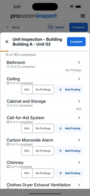 Procorem Inspect App screenshot 3
