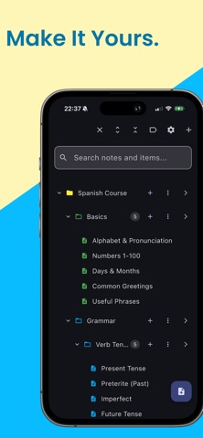 Note Fold: Structured Notes Screenshot 6 of 7