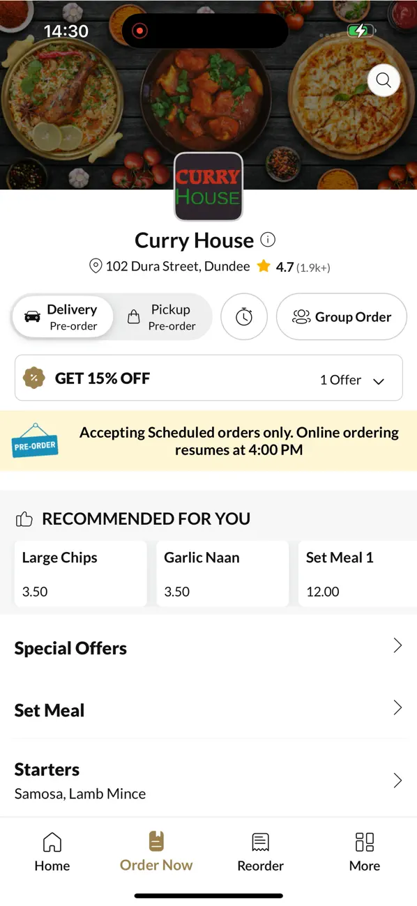 Screenshot #2 pour Curry House Dundee