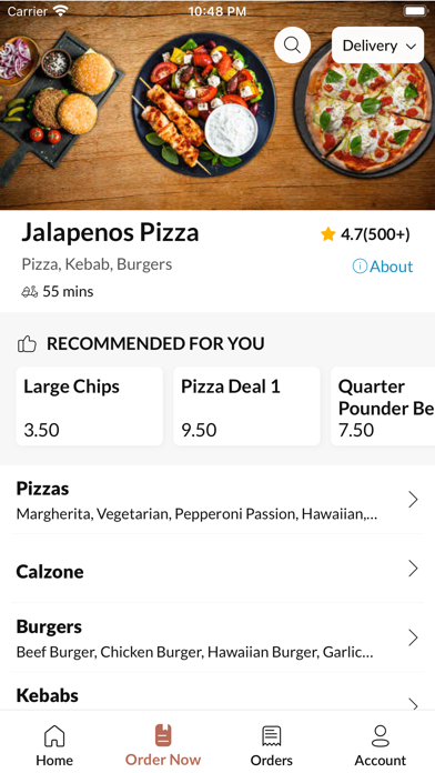 Jalapenos Pizza Screenshot