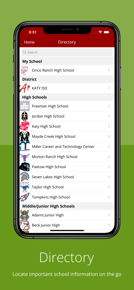 Katy ISD screenshot 2