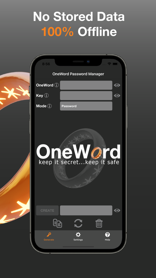 #3. OneWord Password Manager (macOS) By: Cloudland Studios
