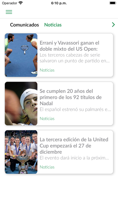 Screenshot #3 pour Altamira Tennis Club