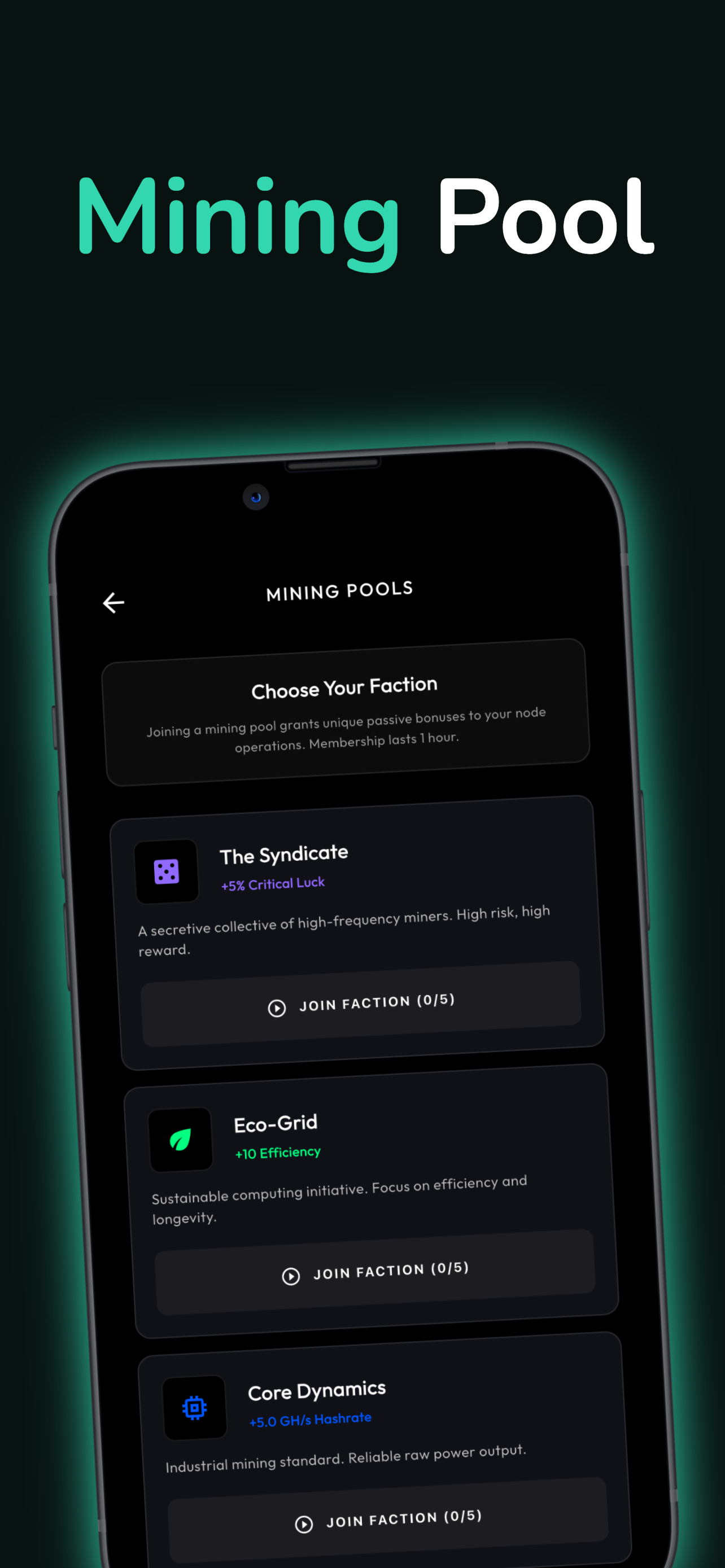 CoinMath: Mining Network.