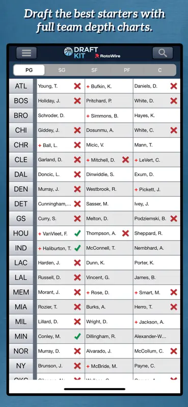 Fantasy Basketball Draft '26 screenshot 3 of 5
